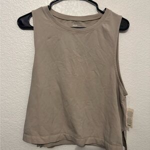 Aerie Taupe Muscle Tee